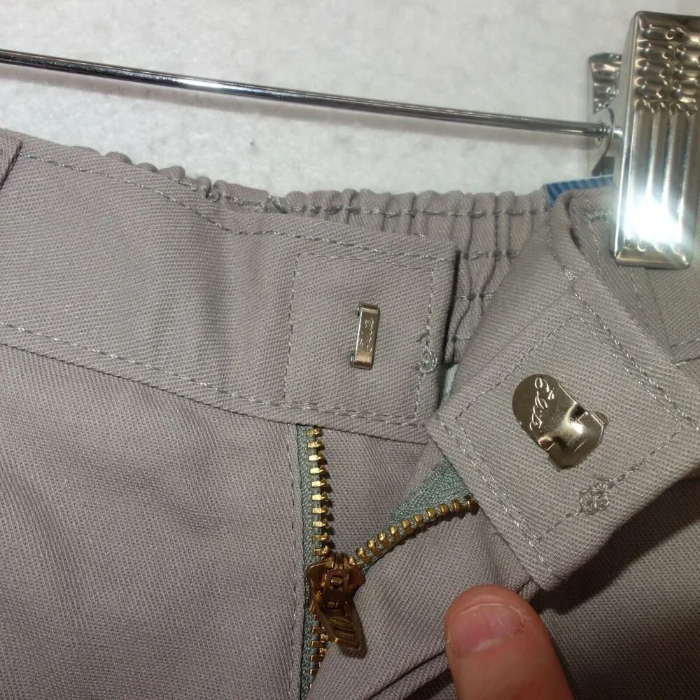 NEW Dickies Classic Fit Straight Leg Flat Front Uniform Pants Boy's 4 Gray - Picture 3 of 5